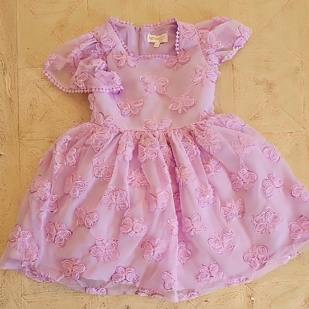 Kensie Girl Lavender Floral Dress